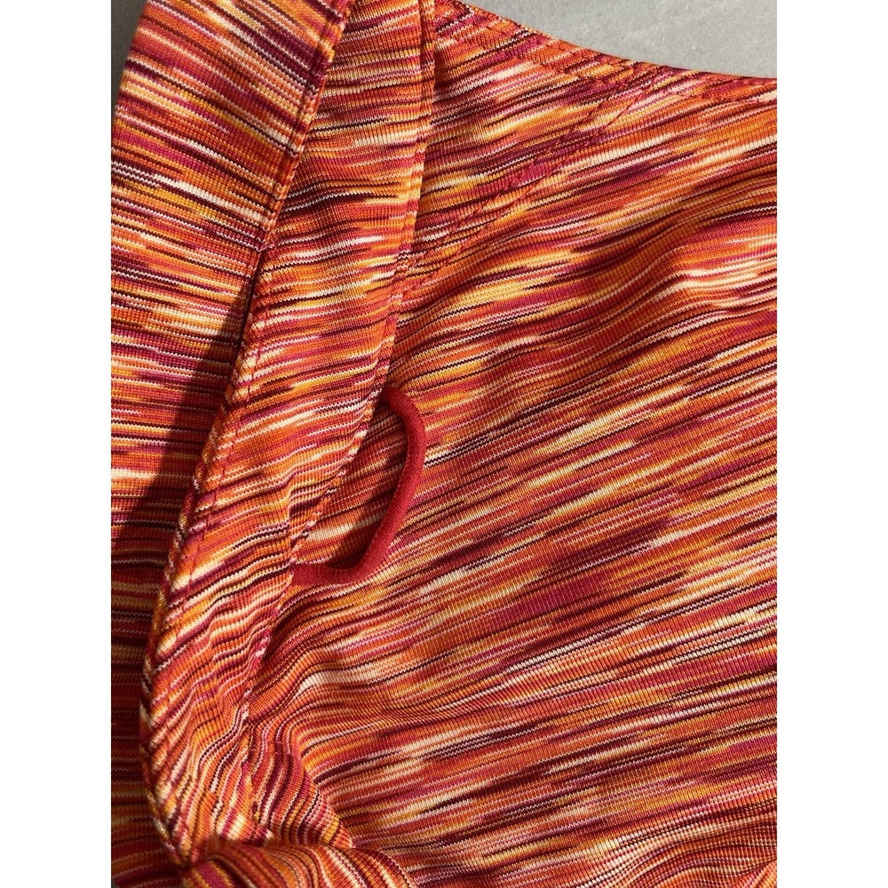Mondetta activewear criss-cross strap‎ tank dress medium red orange shelf bra - Picture 10 of 13